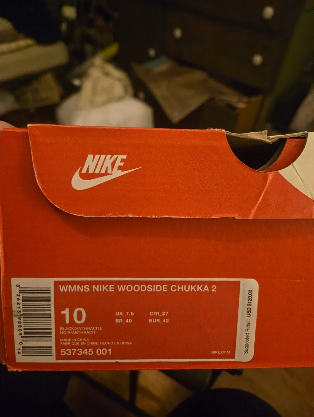 Nike Women's Woodside II Chukka Boots Size 10